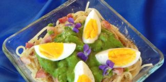 Италијански специјалитет- Шпагети со песто од рукола и лешници