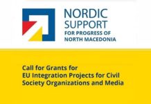 Нордиска поддршка за поголема вклученост на граѓански организации и медиуми, со проекти за ЕУ интеграција