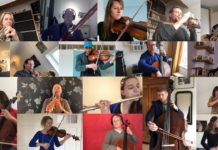 Музичарите од Ротердамската филхармонија ја изведоа „Ода на радоста“ од нивните домови