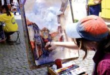 Децата ликовни творци оваа година без традиционалното собирање на Малиот битолски Монмартр