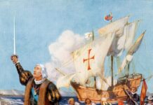 3 август 1492 -Италијанскиот морепловец Кристофер Колумбо, тргнал кон Индија а стигнал на Карибите