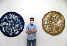 Изожба на Владимир Здравески- Мигот кога видливи стануваат виножитните бои во уличниот вир