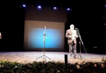 Томислав Османли со Беседа за делото на безвременскиот Коста Солев -Рацин, при добивањето на Рационовото признание 2020