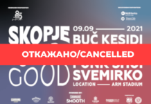 Skopje Sounds Good и Skopje Calling откажани поради тридневната жалост во Македонија
