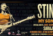 Стинг ќе пее во Сараево на 19 март 2022
