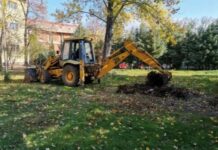 Учениците го уредија дворот на СОУ “Јосиф Јосифовски”