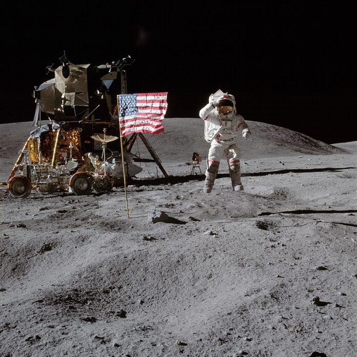 John_W._Young_on_the_Moon