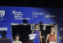 Прво место за Јосиф Малински и второ за Марио Брезовски на Балканското триатлон првенство во кадетска категорија