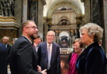 Министерот Љутков на отворањето на големата изложба на Рембрант во Виена