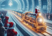 Збор-два за новогодишниот перформанс “Дедо Мраз дојде со воз“- Колку оригинално, убаво и бајковито!