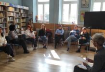 Театарски експерт од Франција, Метју Пулет, со работиница во Битола