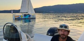 Топ тема за восхит- Стружанецот Ердал Лушо со својата едрилица од вчера на 40 дневен пат преку Атлантикот